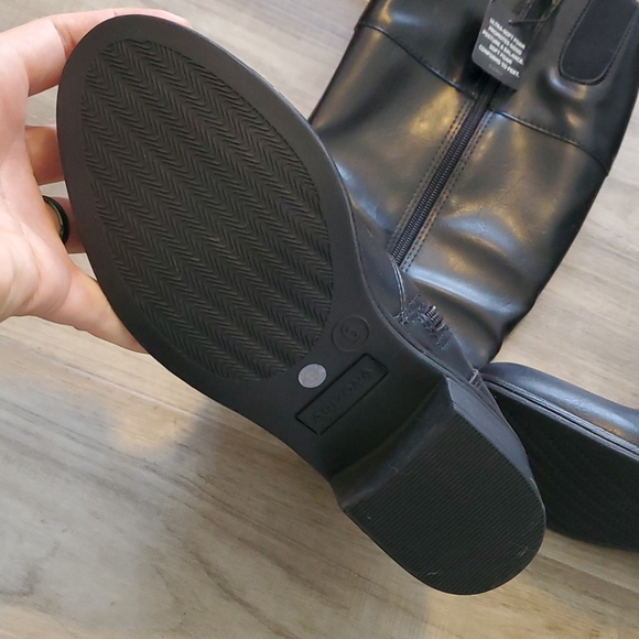 Arizona Womans Denver Riding Boots 5.5M black - Picture 3 of 8